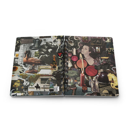 Velvet Daisy | Mini Spiral Notebook — Surreal Retro Art Notebook