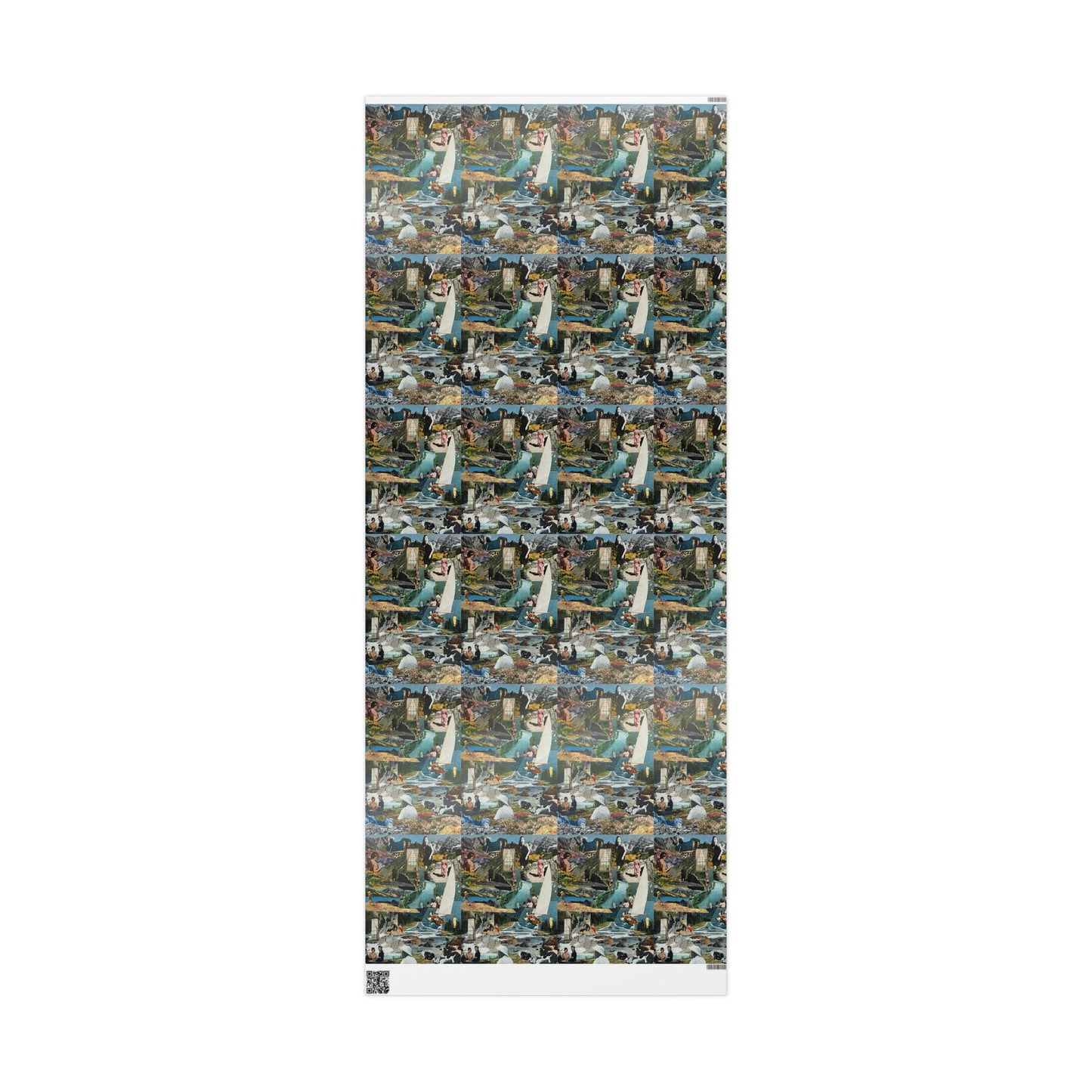 Create Your Own World | Collage Art Wrapping Paper