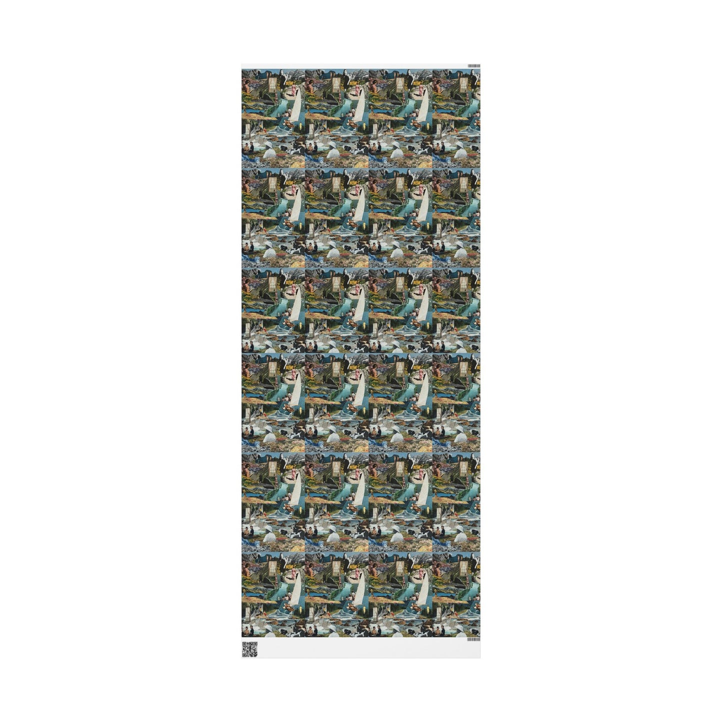Create Your Own World | Collage Art Wrapping Paper