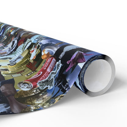 Lipstick and Loud Noises  | Collage Wrapping Paper