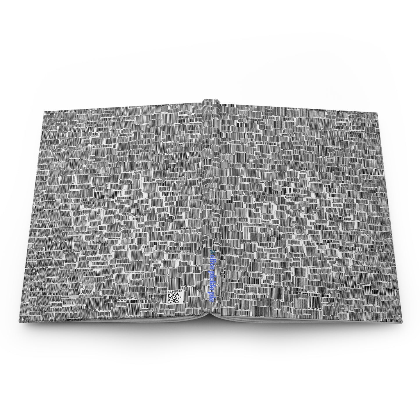 Why Not, Bar Code Collage | Hardcover Journal | Double Sided