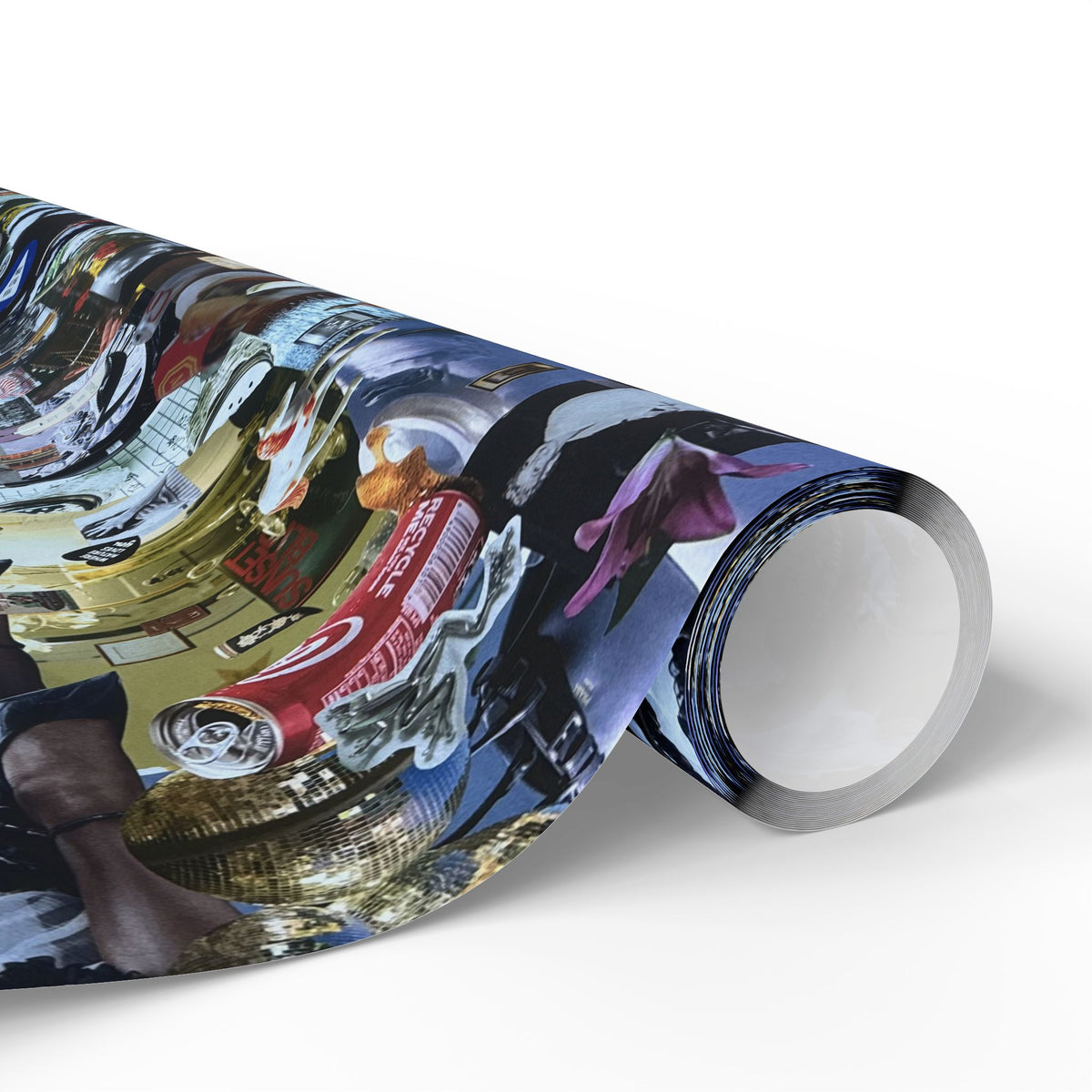 Lipstick and Loud Noises  | Collage Wrapping Paper