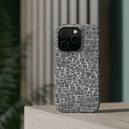 Barcode Collage Phone Case - Magnetic Impact-Resistant Phone Case
