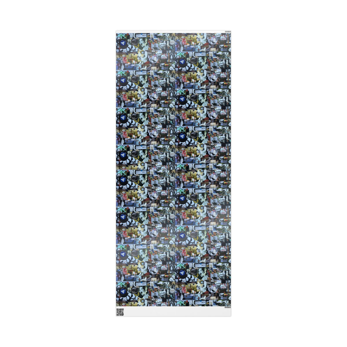 Lipstick and Loud Noises  | Collage Wrapping Paper