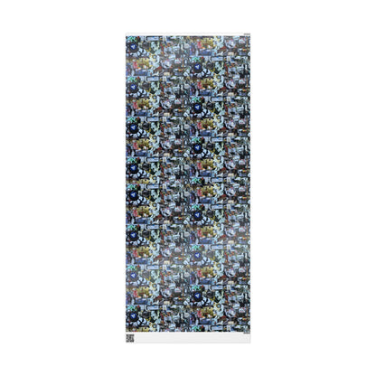 Lipstick and Loud Noises  | Collage Wrapping Paper