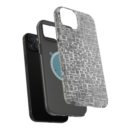 Barcode Collage Phone Case - Magnetic Impact-Resistant Phone Case