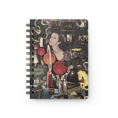 Velvet Daisy | Mini Spiral Notebook — Surreal Retro Art Notebook