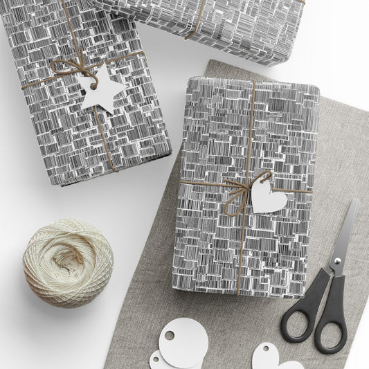 Why Not - Barcode Collage Wrapping Paper