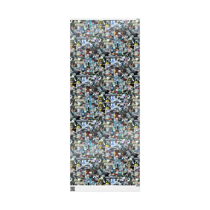 Cool Girl | Analog Collage Wrapping Paper