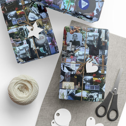 Lipstick and Loud Noises  | Collage Wrapping Paper