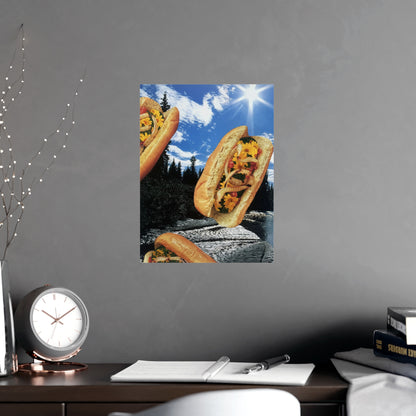 Wanderlust & Mustard | Surreal Analog Collage Art Print