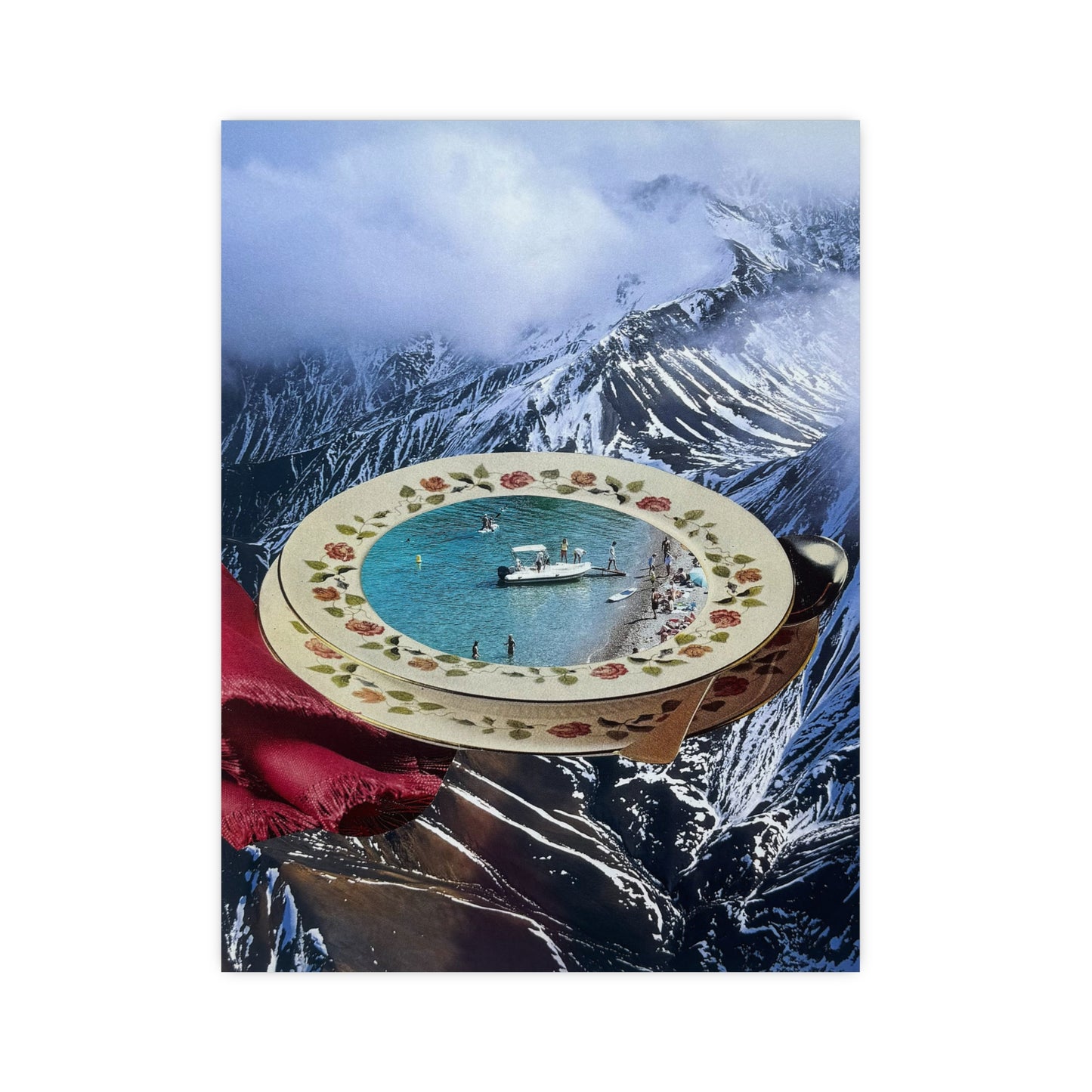 Summer Soup | Analog Collage Matte Art Print