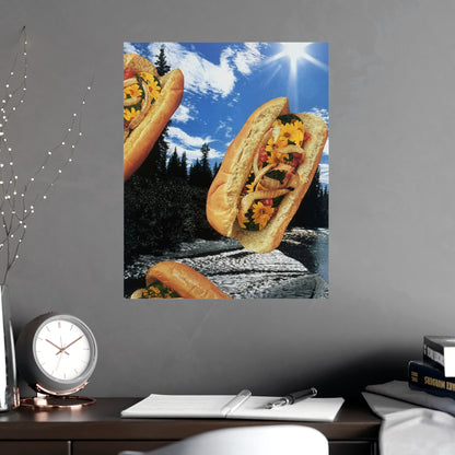 Wanderlust & Mustard | Surreal Analog Collage Art Print