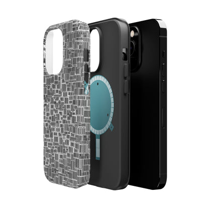 Barcode Collage Phone Case - Magnetic Impact-Resistant Phone Case