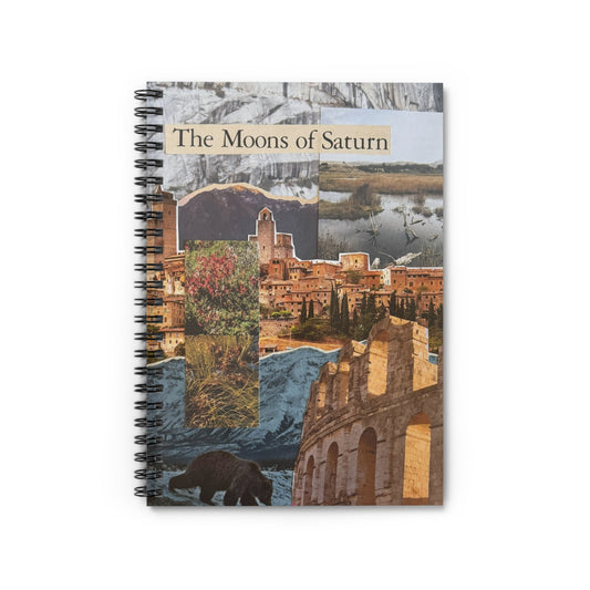 Moons of Saturn | Spiral Notebook