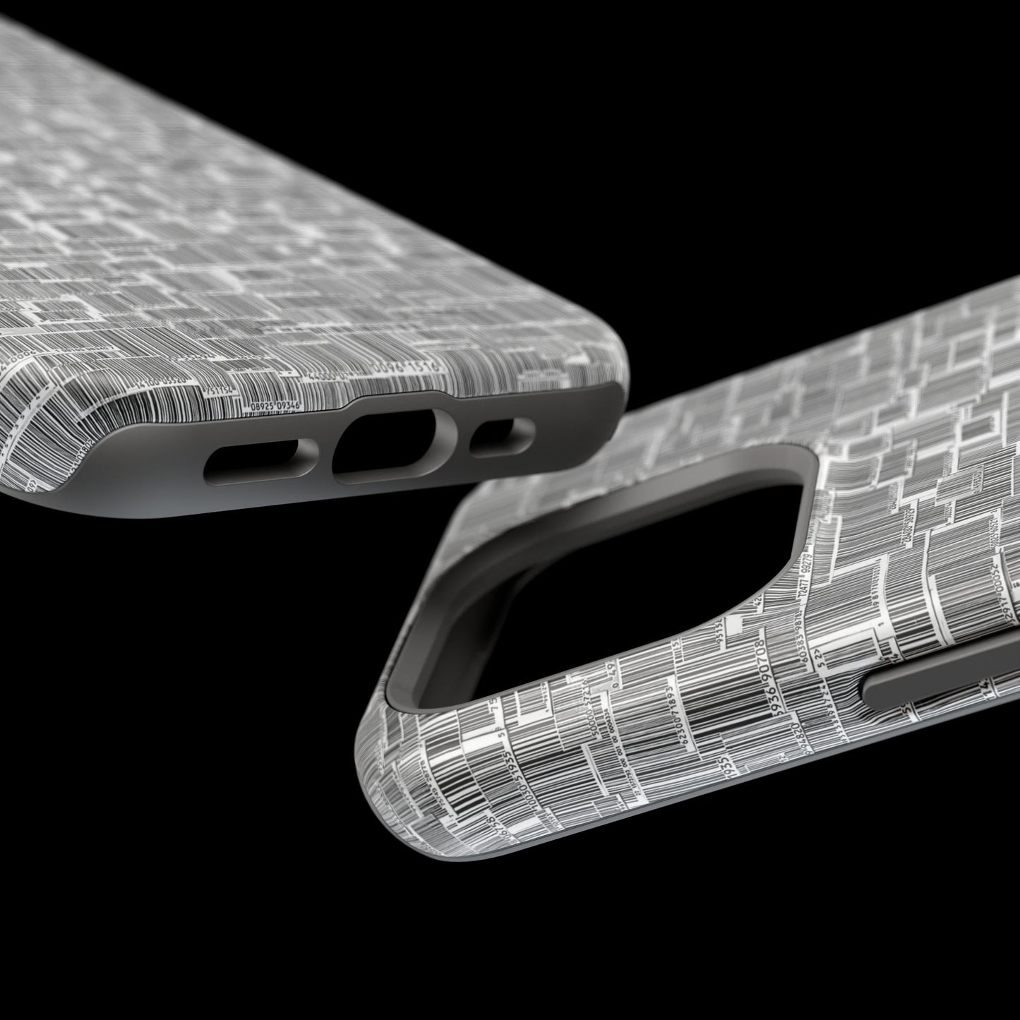 Barcode Collage Phone Case - Magnetic Impact-Resistant Phone Case