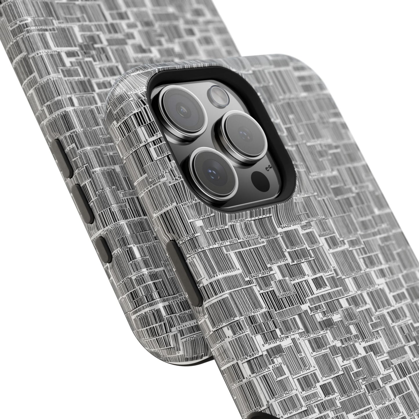 Barcode Collage Phone Case - Magnetic Impact-Resistant Phone Case