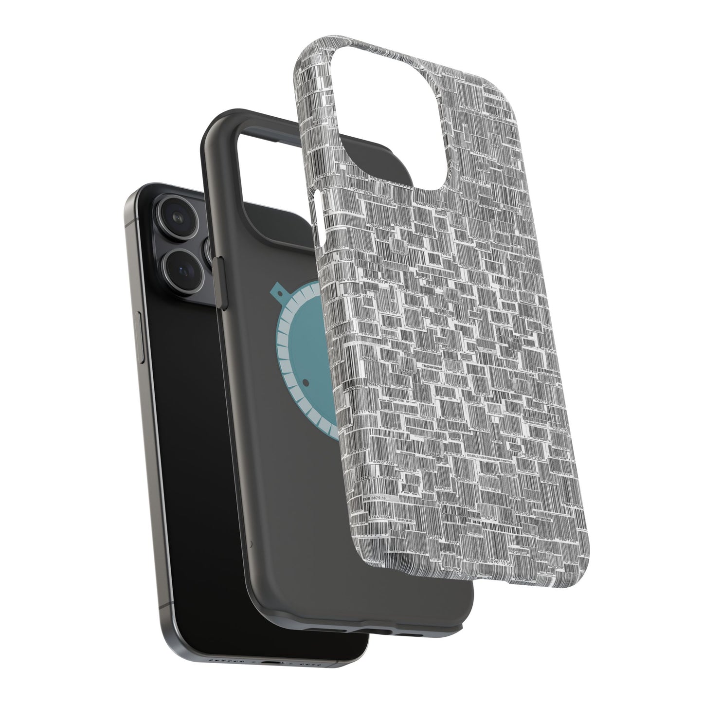 Barcode Collage Phone Case - Magnetic Impact-Resistant Phone Case