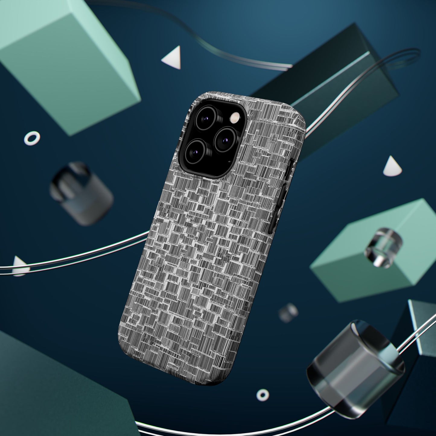 Barcode Collage Phone Case - Magnetic Impact-Resistant Phone Case