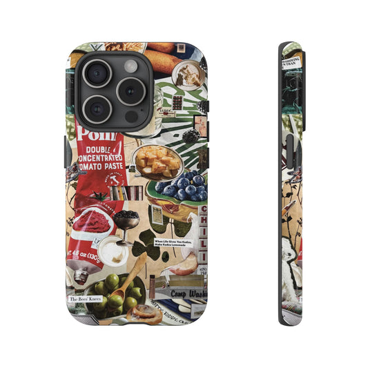 Brie & Olives | Collage Phone Case