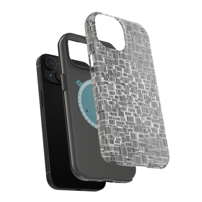 Barcode Collage Phone Case - Magnetic Impact-Resistant Phone Case