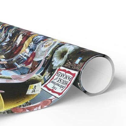 Cool Girl | Analog Collage Wrapping Paper